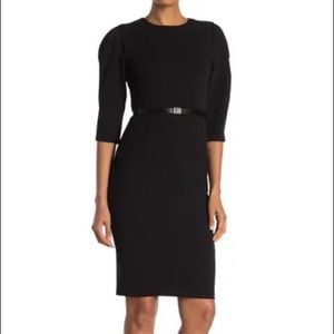 Calvin Klein Pull Sleeve Sheath Dress sz 4